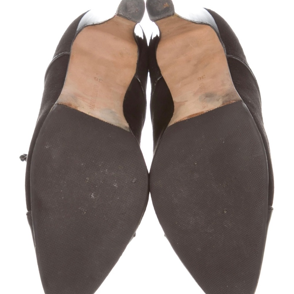 Manolo Blahnik
Suede Cap-Toe Booties - Picture 5 of 5